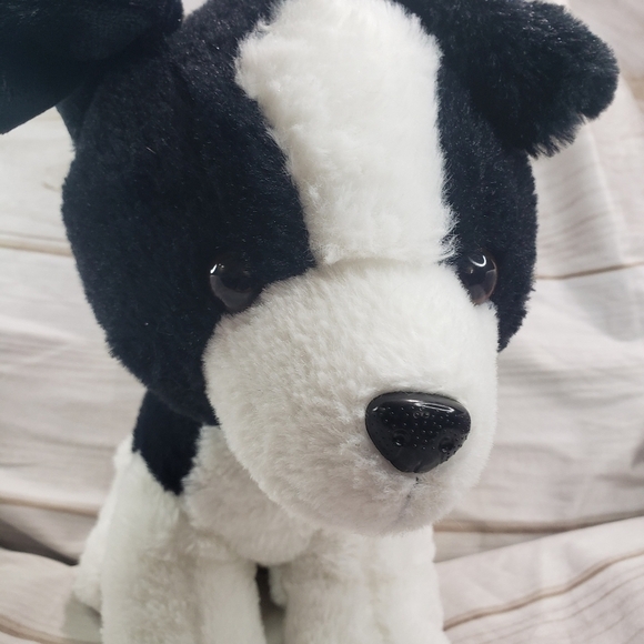 Walmart Boston Terrier Dog Plush Black White Stuffed Toy 14 Inch 2021 - Picture 1 of 9